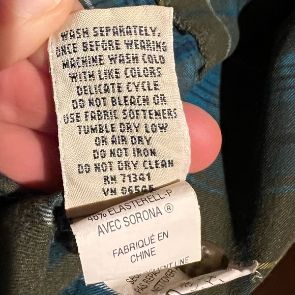 LLBean Whisper Lodge Flannel Shirt - small - Picture 6 of 6